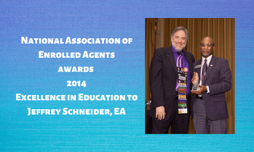 NAEA 2014 Excellence in Education Award to Jeffrey Schneider image