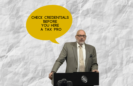 Check Credentials Before You Hire a Tax Pro Schneider, EA image