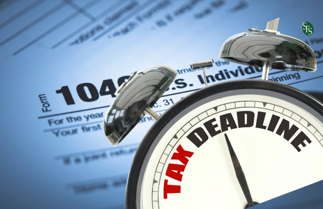 Tax deadline- clock image