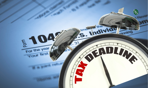 Tax deadline- clock image