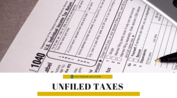 unfiled taxes-1040 form-pen-sfs tax & accounting services