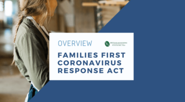 Overview-Families First Coronavirus Response Act - woman wearing apron