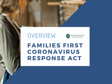 Overview-Families First Coronavirus Response Act - woman wearing apron