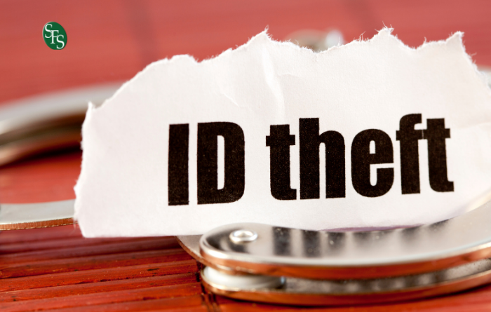 IMage -handcuffs, paper sayin ID Theft