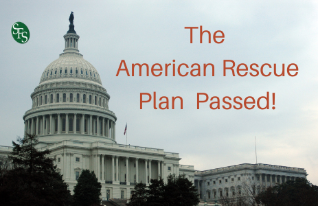 The American Rescue Plan Passed!- image of Capital Building