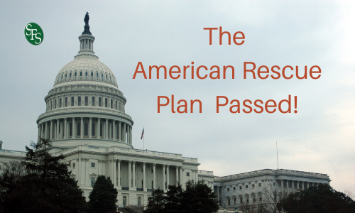 The American Rescue Plan Passed!- image of Capital Building
