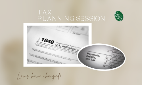 Tax Planning Session-1040