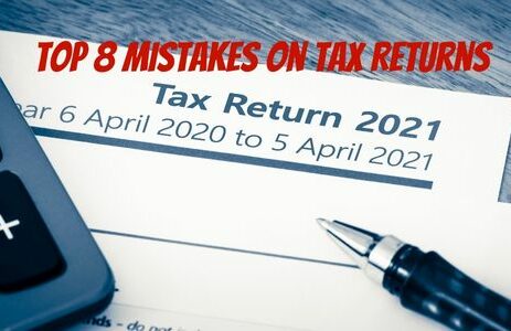 Top 8 Mistakes On Tax Returns and tax retgurn