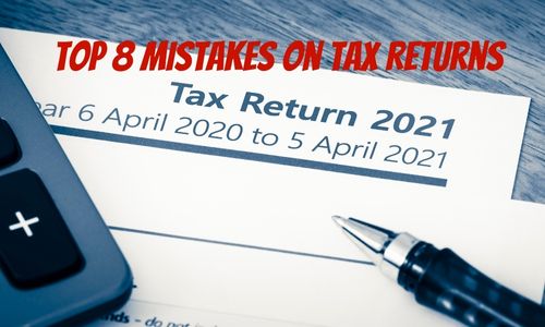Top 8 Mistakes On Tax Returns and tax retgurn